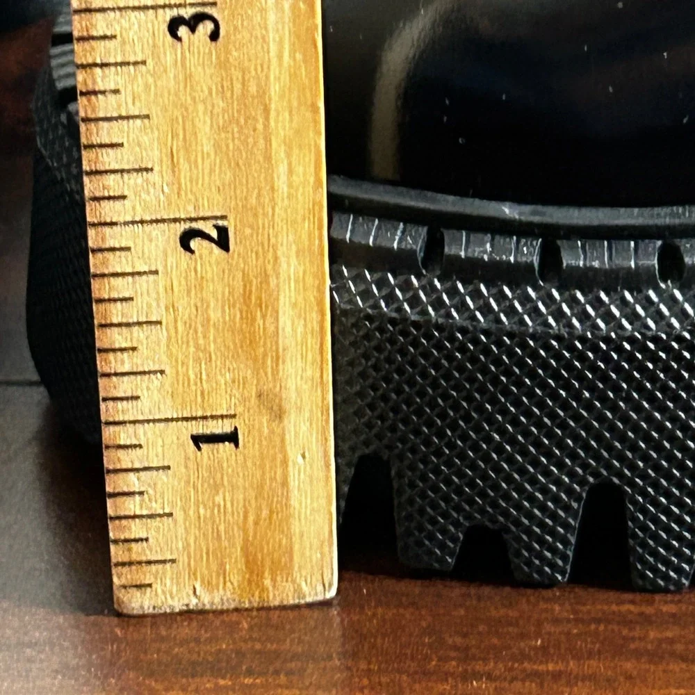 $218 Intentionally Blank Pears Leather Mary Jane 10 Chunky Platform Goth Grunge